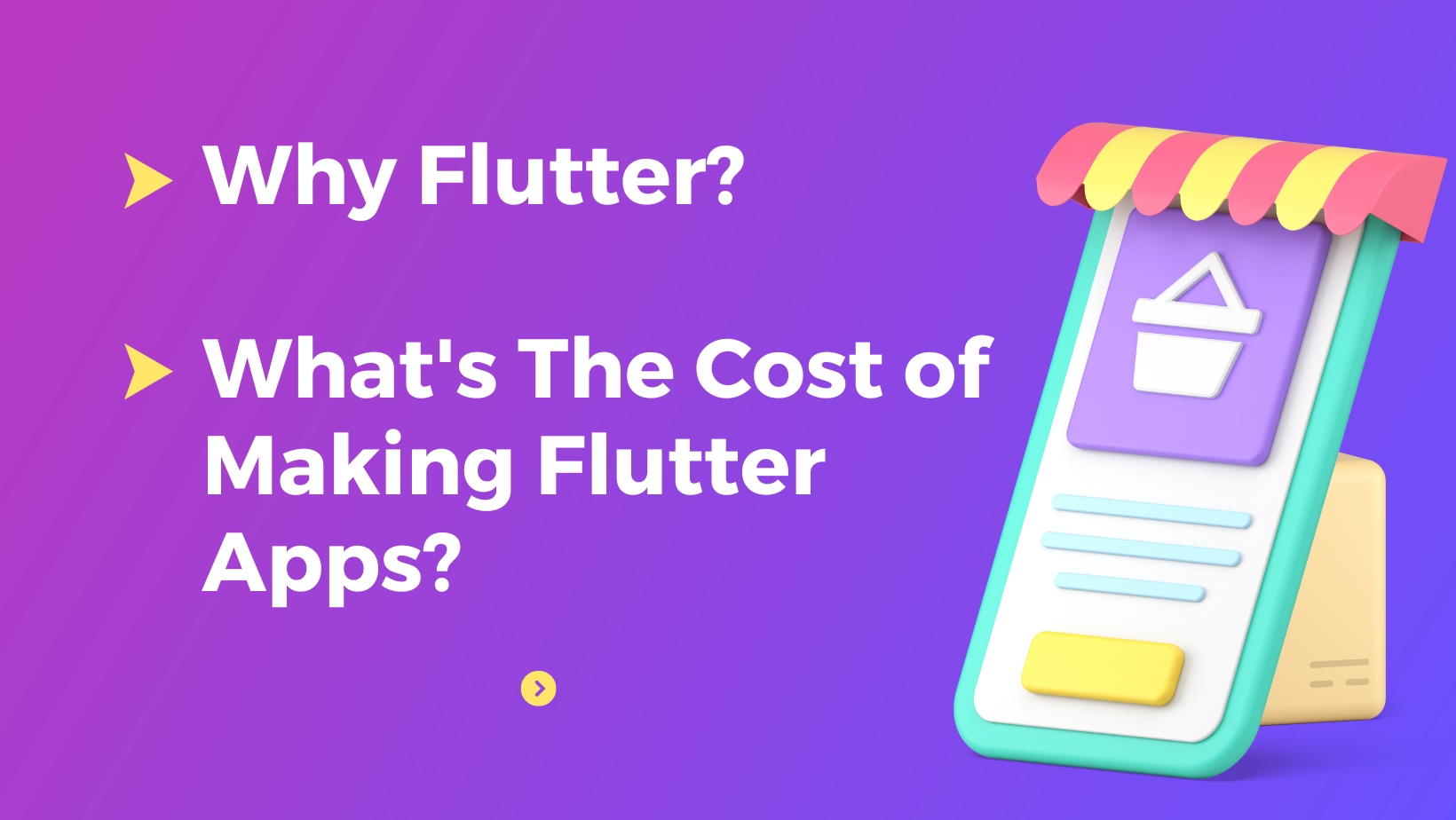 why Flutter & cost of Flutter app development