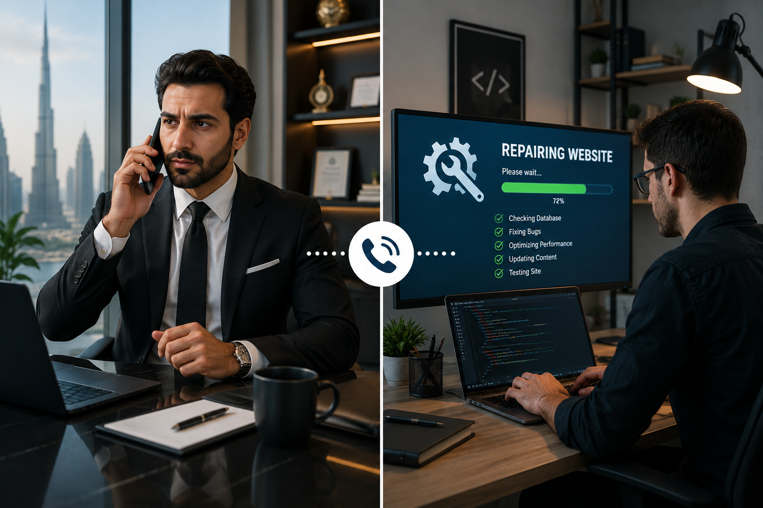 need website repair in the uae