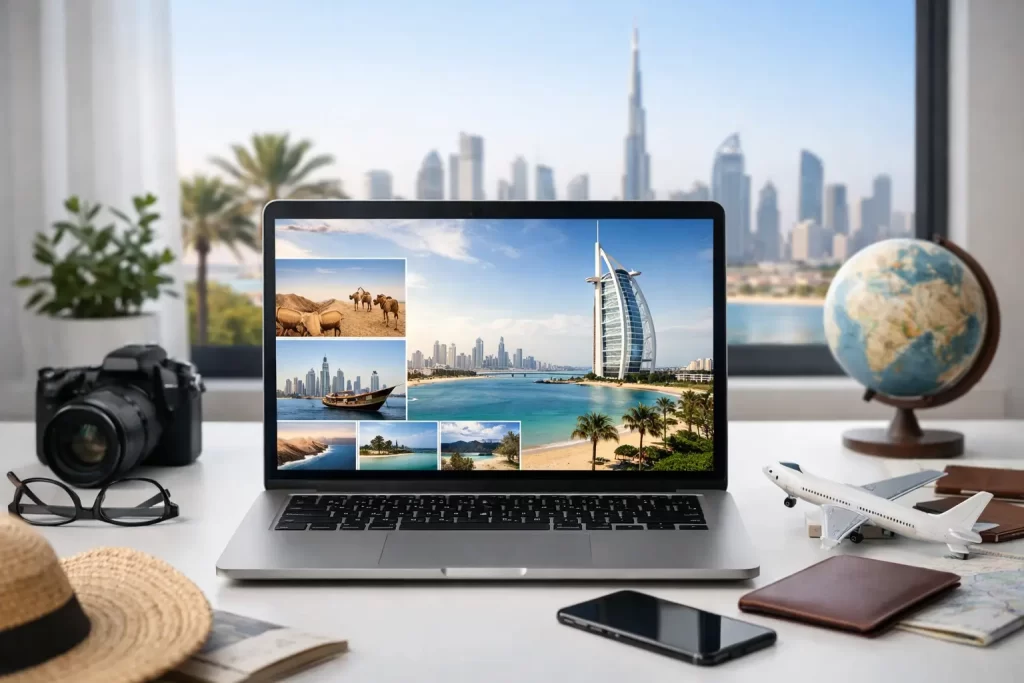 Website Design for Travel Agency in UAE