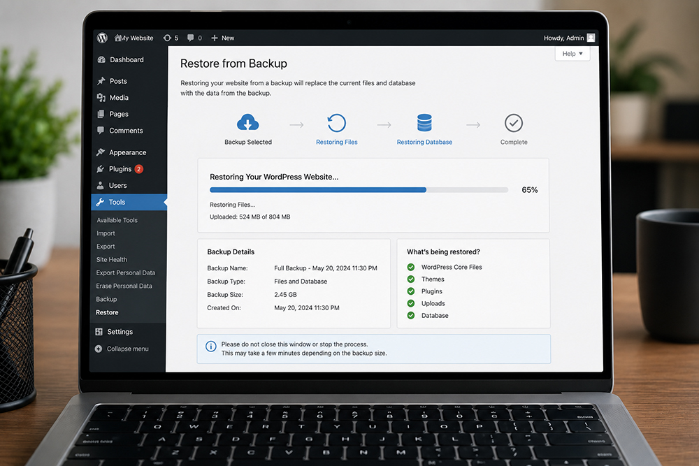 website backup